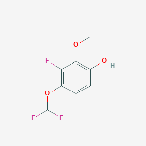 4-(Difluoromethoxy)-3-fluoro-2-methoxyphenol