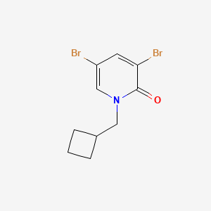 3,5-Dibromo-1-(cyclobutylmethyl)pyridin-2(1H)-one