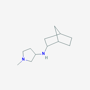 molecular formula C12H22N2 B13332200 N-{bicyclo[2.2.1]heptan-2-yl}-1-methylpyrrolidin-3-amine 