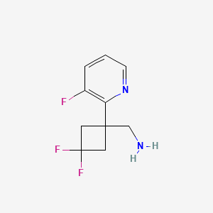 (3,3-Difluoro-1-(3-fluoropyridin-2-yl)cyclobutyl)methanamine