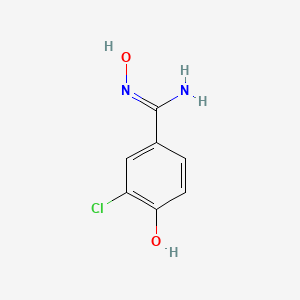 3-Chloro-N',4-dihydroxybenzene-1-carboximidamide