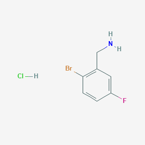 molecular formula C7H8BrClFN B1333233 2-Bromo-5-fluorobenzylamine hydrochloride CAS No. 202865-67-6