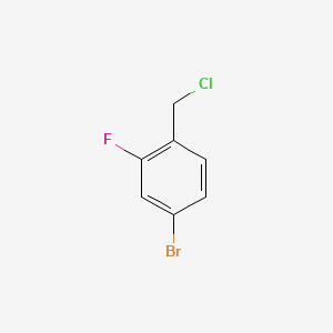 molecular formula C7H5BrClF B1333234 4-Bromo-2-fluorobenzyl chloride CAS No. 85510-82-3
