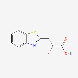 3-(1,3-Benzothiazol-2-yl)-2-fluoropropanoic acid