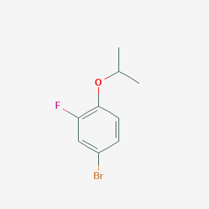 molecular formula C9H10BrFO B1333235 4-Bromo-2-fluoro-1-isopropoxybenzene CAS No. 202865-80-3