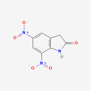molecular formula C8H5N3O5 B1333236 5,7-Dinitrooxindole CAS No. 30490-21-2