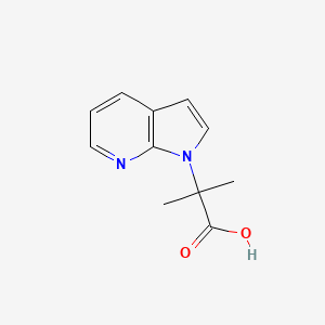 2-Methyl-2-(1H-pyrrolo[2,3-b]pyridin-1-yl)propanoic acid