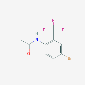 molecular formula C9H7BrF3NO B1333238 4'-溴-2'-(三氟甲基)乙酰苯胺 CAS No. 29124-62-7