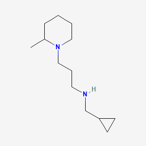 (Cyclopropylmethyl)[3-(2-methylpiperidin-1-yl)propyl]amine