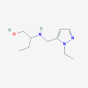 2-{[(1-ethyl-1H-pyrazol-5-yl)methyl]amino}butan-1-ol