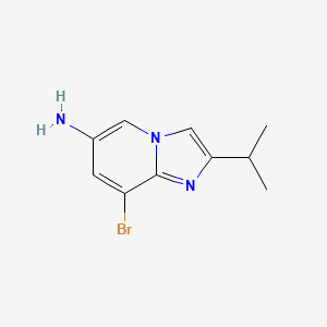 8-Bromo-2-isopropylimidazo[1,2-a]pyridin-6-amine