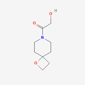 2-Hydroxy-1-(1-oxa-7-azaspiro[3.5]nonan-7-yl)ethan-1-one