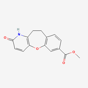 molecular formula C15H13NO4 B13332452 Methyl 2-oxo-1,2,10,11-tetrahydrobenzo[6,7]oxepino[3,2-b]pyridine-7-carboxylate 