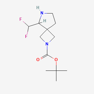 tert-Butyl 5-(difluoromethyl)-2,6-diazaspiro[3.4]octane-2-carboxylate