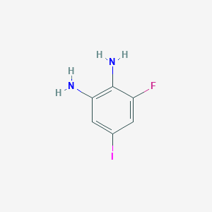 molecular formula C6H6FIN2 B1333248 3-Fluoro-5-iodobenzene-1,2-diamine CAS No. 517920-74-0