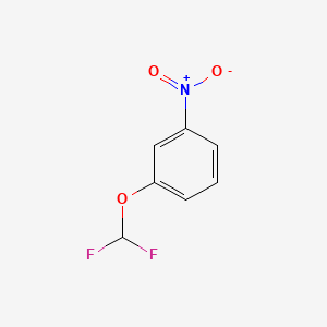 molecular formula C7H5F2NO3 B1333252 1-(Difluoromethoxy)-3-nitrobenzene CAS No. 22236-07-3