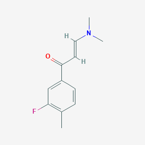 3-(Dimethylamino)-1-(3-fluoro-4-methylphenyl)prop-2-EN-1-one