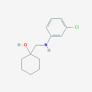 1-(((3-Chlorophenyl)amino)methyl)cyclohexan-1-ol