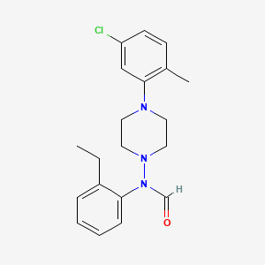 N-(4-(5-Chloro-2-methylphenyl)piperazin-1-yl)-N-(2-ethylphenyl)formamide