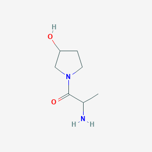 2-Amino-1-(3-hydroxypyrrolidin-1-yl)propan-1-one