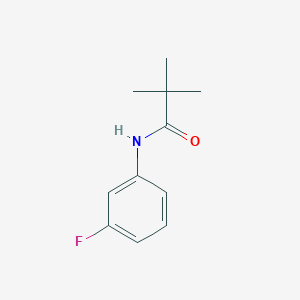 molecular formula C11H14FNO B1333258 N-(3-Fluorophenyl)pivalamide CAS No. 81740-17-2