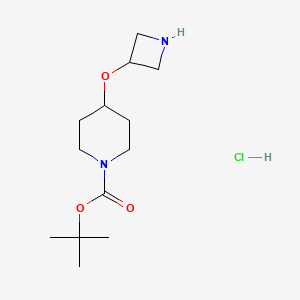 tert-Butyl 4-(azetidin-3-yloxy)piperidine-1-carboxylate hydrochloride