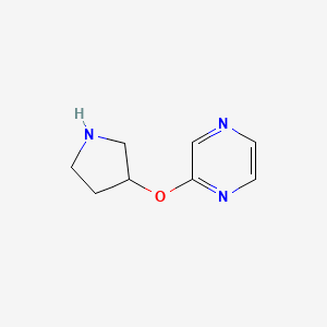 2-(Pyrrolidin-3-yloxy)pyrazine