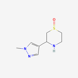 3-(1-Methyl-1H-pyrazol-4-yl)thiomorpholine 1-oxide