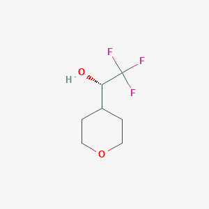 (S)-2,2,2-Trifluoro-1-(tetrahydro-2H-pyran-4-yl)ethan-1-ol