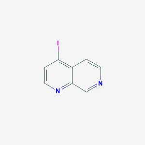 molecular formula C8H5IN2 B13332660 4-Iodo-1,7-naphthyridine 