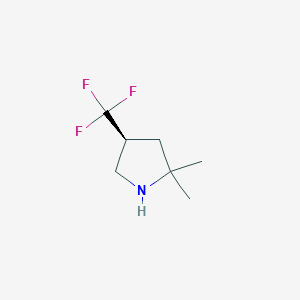 (S)-2,2-Dimethyl-4-(trifluoromethyl)pyrrolidine