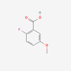 molecular formula C8H7FO3 B1333267 2-Fluoro-5-methoxybenzoic acid CAS No. 367-83-9