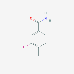 molecular formula C8H8FNO B1333269 3-Fluoro-4-methylbenzamide CAS No. 170726-98-4