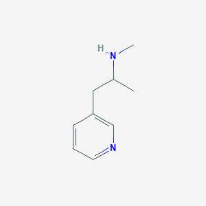 B133327 N,alpha-Dimethyl-3-pyridineethanamine CAS No. 1017125-18-6