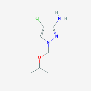 4-Chloro-1-[(propan-2-yloxy)methyl]-1H-pyrazol-3-amine