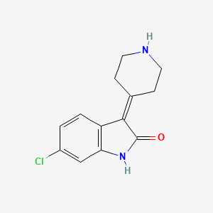 6-Chloro-3-(piperidin-4-ylidene)-2,3-dihydro-1H-indol-2-one