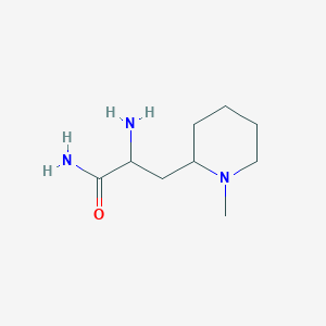 2-Amino-3-(1-methylpiperidin-2-yl)propanamide