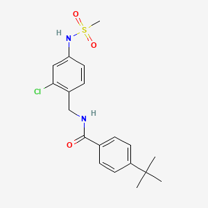 4-(tert-Butyl)-N-(2-chloro-4-(methylsulfonamido)benzyl)benzamide