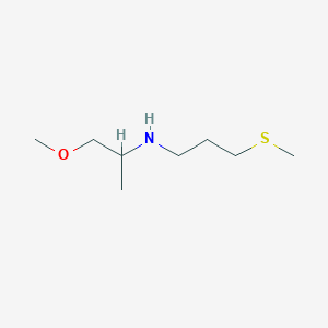 (1-Methoxypropan-2-yl)[3-(methylsulfanyl)propyl]amine