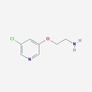 2-((5-Chloropyridin-3-yl)oxy)ethan-1-amine