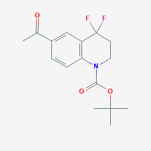 tert-Butyl 6-acetyl-4,4-difluoro-3,4-dihydroquinoline-1(2H)-carboxylate