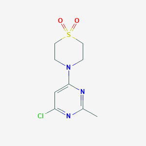 4-(6-Chloro-2-methylpyrimidin-4-yl)thiomorpholine 1,1-dioxide