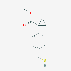 Methyl 1-(4-(mercaptomethyl)phenyl)cyclopropane-1-carboxylate