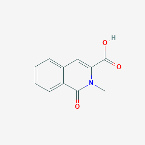 molecular formula C11H9NO3 B1333294 2-甲基-1-氧代异喹啉-3-羧酸 CAS No. 89806-32-6