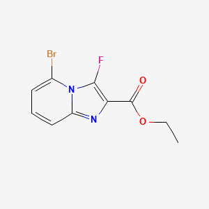 Ethyl 5-bromo-3-fluoroimidazo[1,2-a]pyridine-2-carboxylate