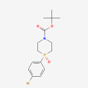 tert-Butyl 4-(4-bromophenyl)-1,4-azaphosphinane-1-carboxylate 4-oxide