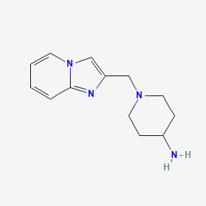 1-(Imidazo[1,2-a]pyridin-2-ylmethyl)piperidin-4-amine