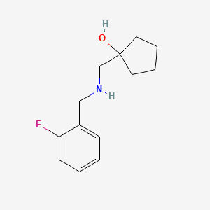 1-(((2-Fluorobenzyl)amino)methyl)cyclopentan-1-ol