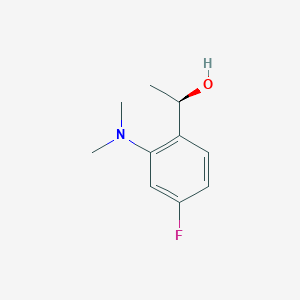 (1R)-1-[2-(dimethylamino)-4-fluorophenyl]ethan-1-ol