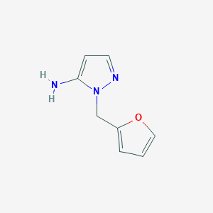 molecular formula C8H9N3O B1333323 1-(呋喃-2-基甲基)-1H-吡唑-5-胺 CAS No. 3528-56-1
